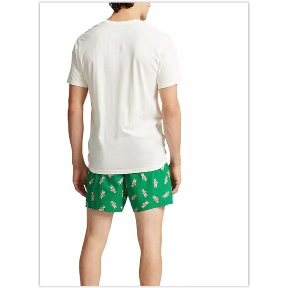 NWT Polo BEAR Ralph Lauren Crewneck Tee & Printed Boxer Short Gift Set, L - Picture 6 of 7